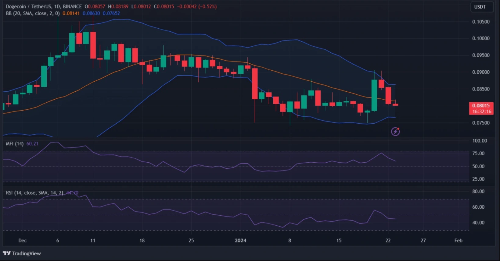 high dogecoin transaction volume persists despite price drop 65b9784eb7fb9