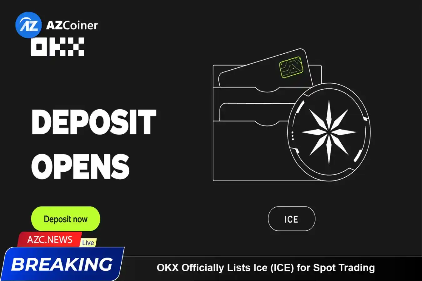 Okx Officially Lists Ice Network (ice) For Spot Trading_65b976397c892.webp