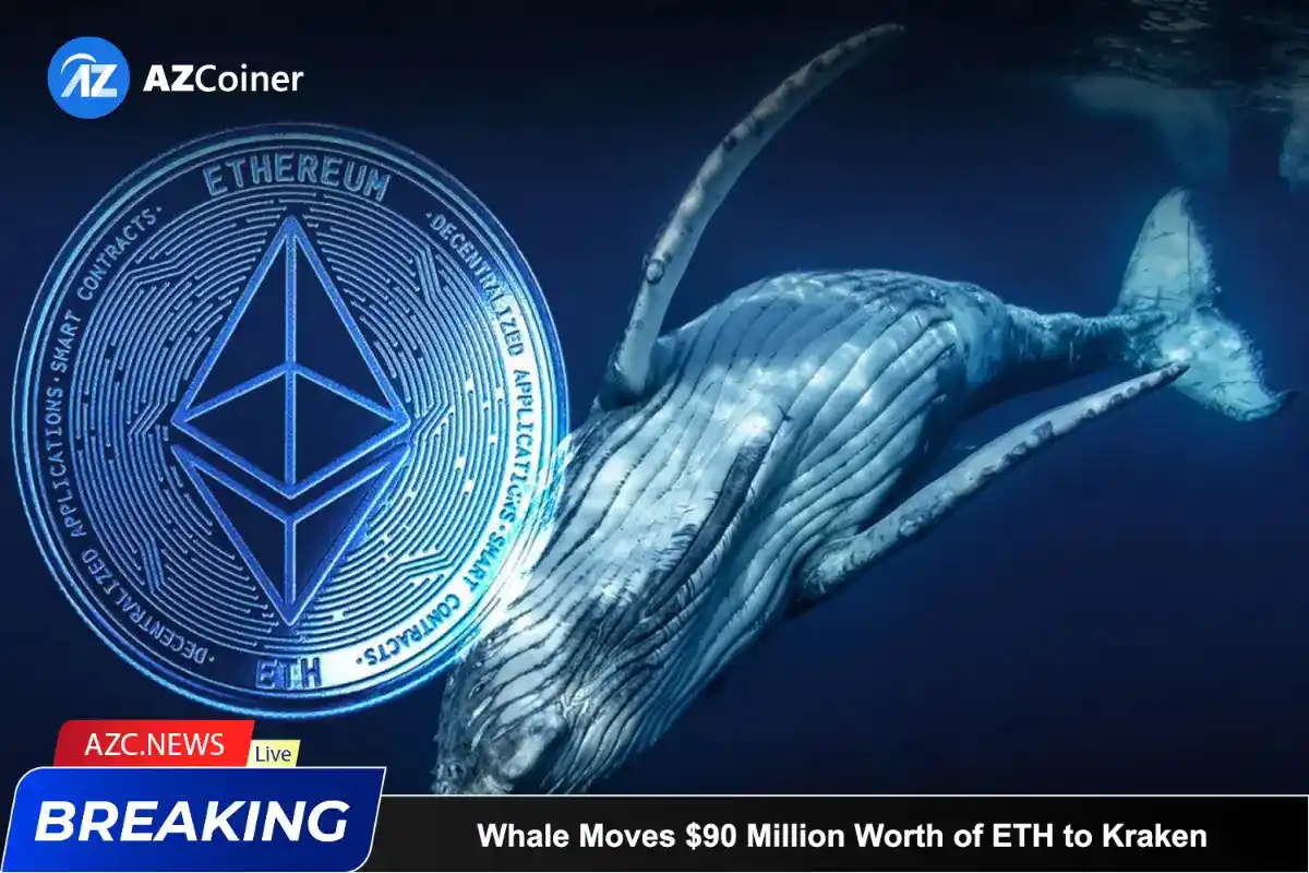 Whale Transfers $90 Million Worth Of Eth To Kraken, Triggering Price Downward Pressure_65b9714416cdb.webp