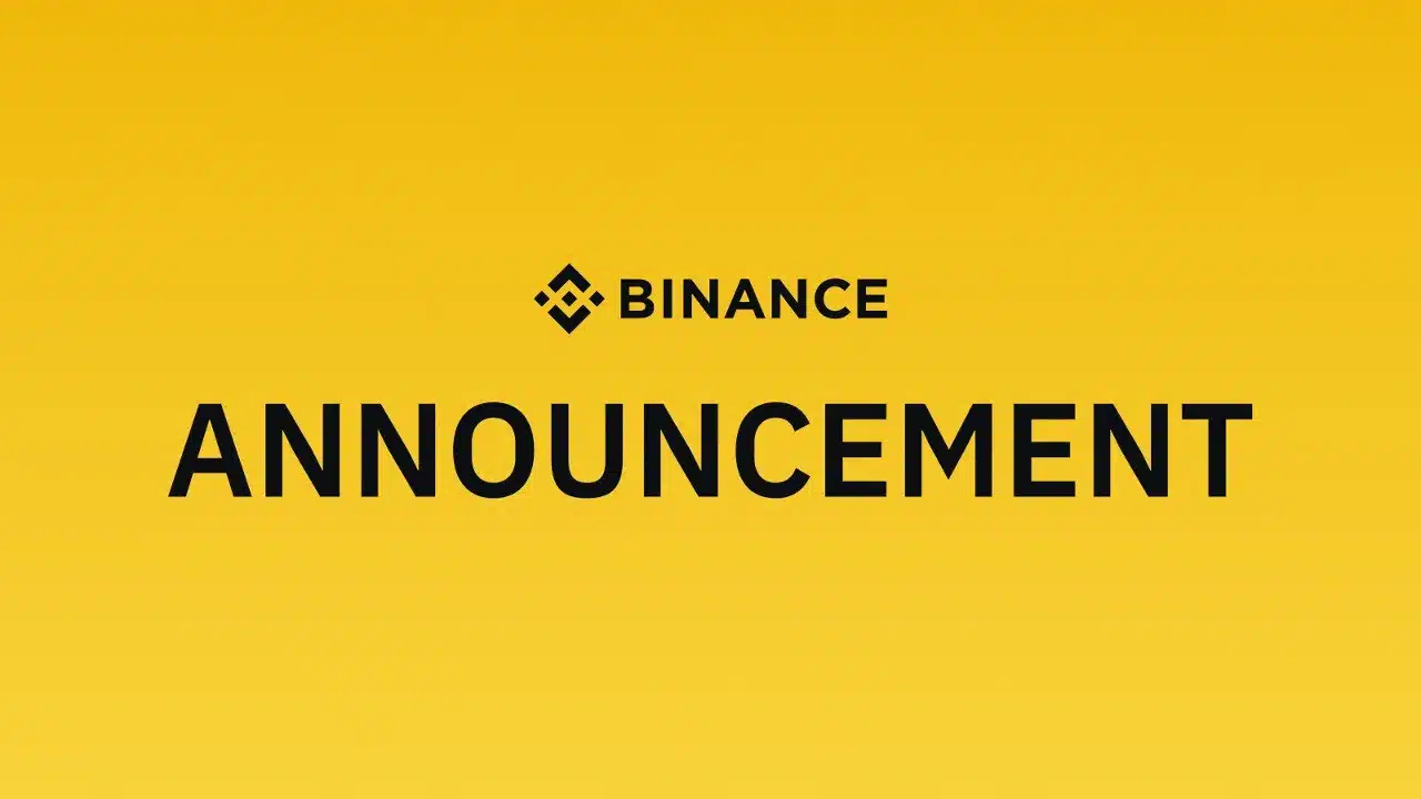 Binance Announcement listing Portal
