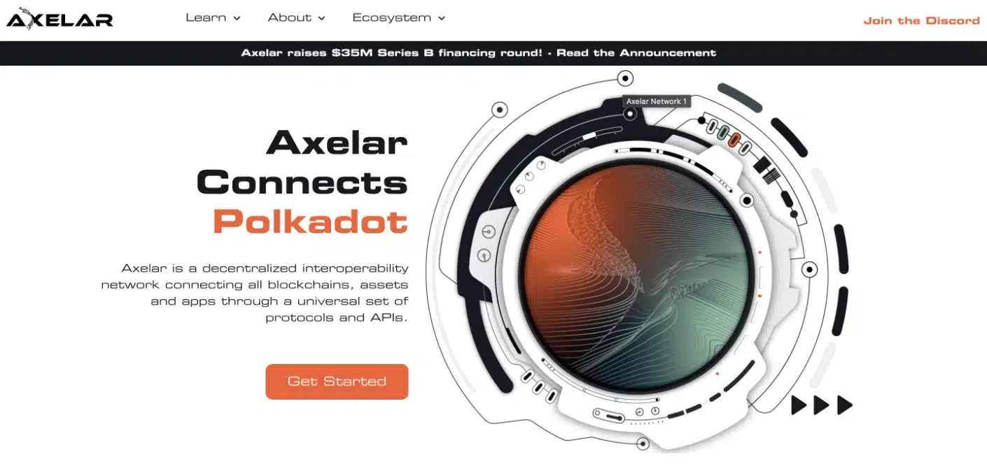 Interface Axelar network