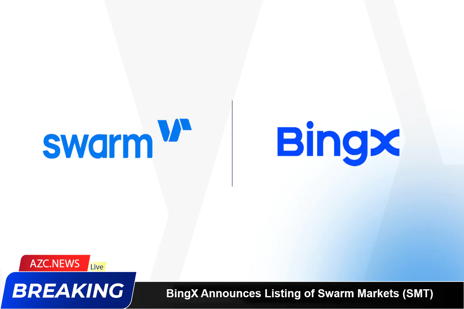 Bingx Announces Listing Of Swarm Markets (smt)