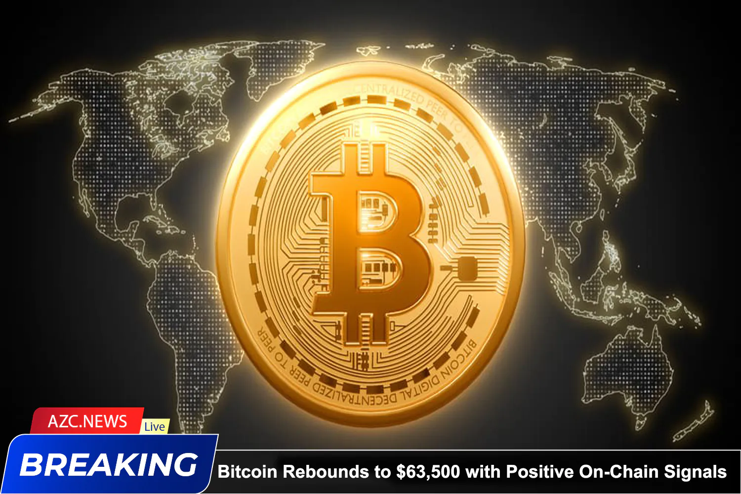Bitcoin Rebounds To $63,500 With Positive On Chain Signals