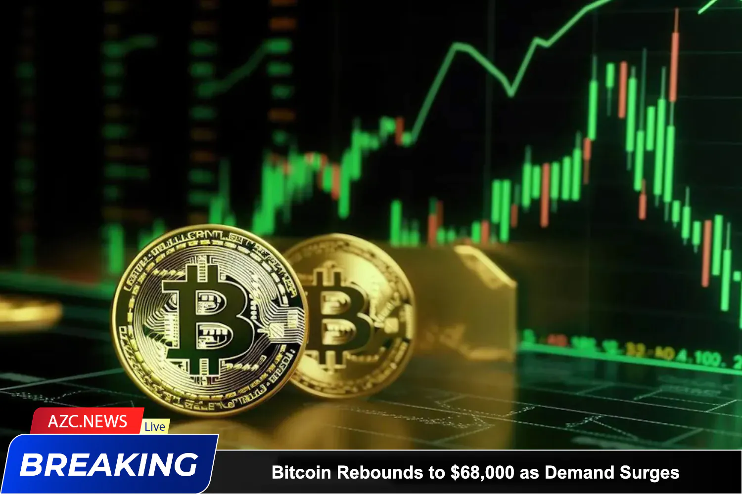 Azcnews Bitcoin Rebounds To $68,000 As Demand Surges