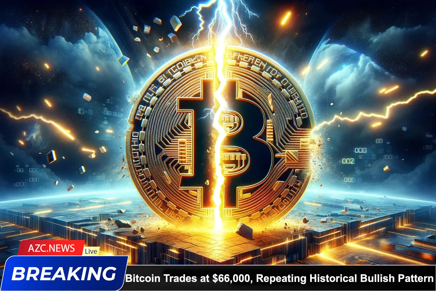 Azcnews Bitcoin Trades At $66,000, Repeating Historical Bullish Pattern