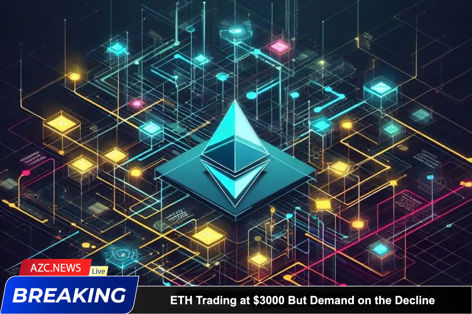Azcnews Eth Trading At $3000 But Demand On The Decline
