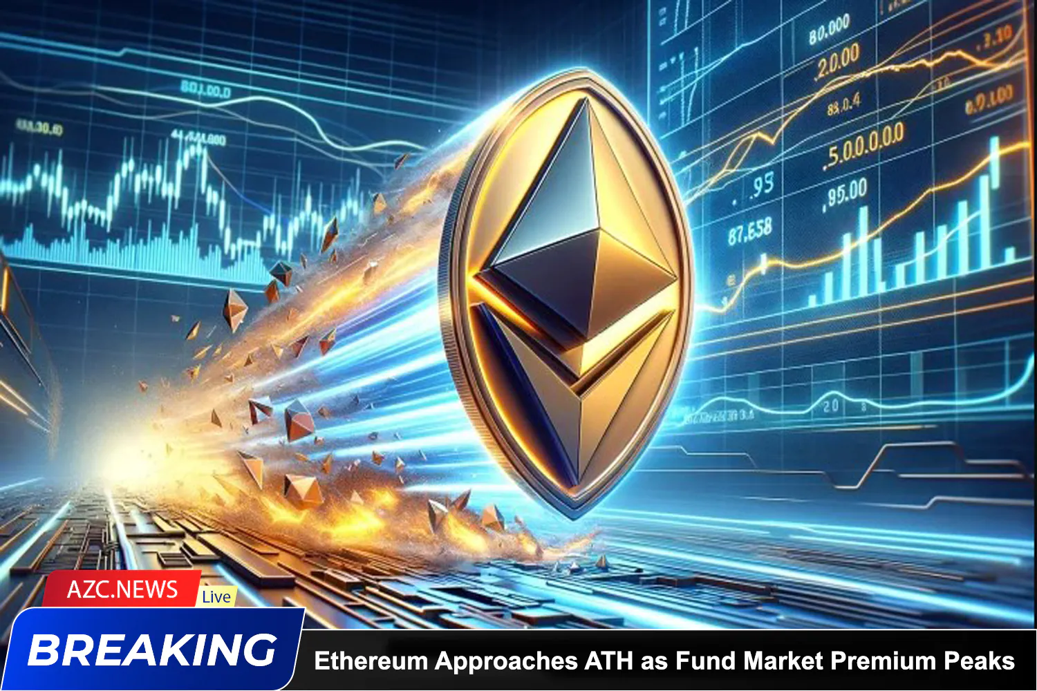 Azcnews Ethereum Approaches Ath As Fund Market Premium Peaks