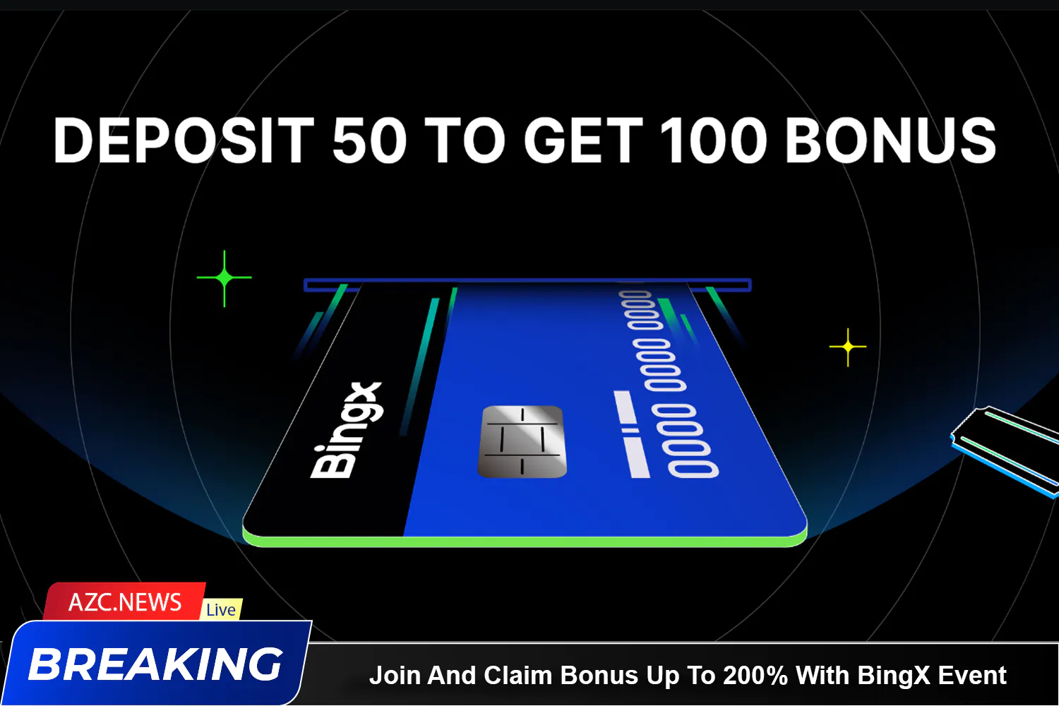 Join And Claim Bonus Up To 200% With Bingx Event
