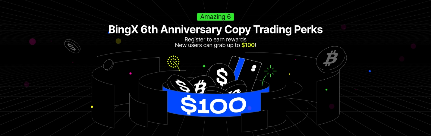 Earn up to $100 by Copy Trading on BingX