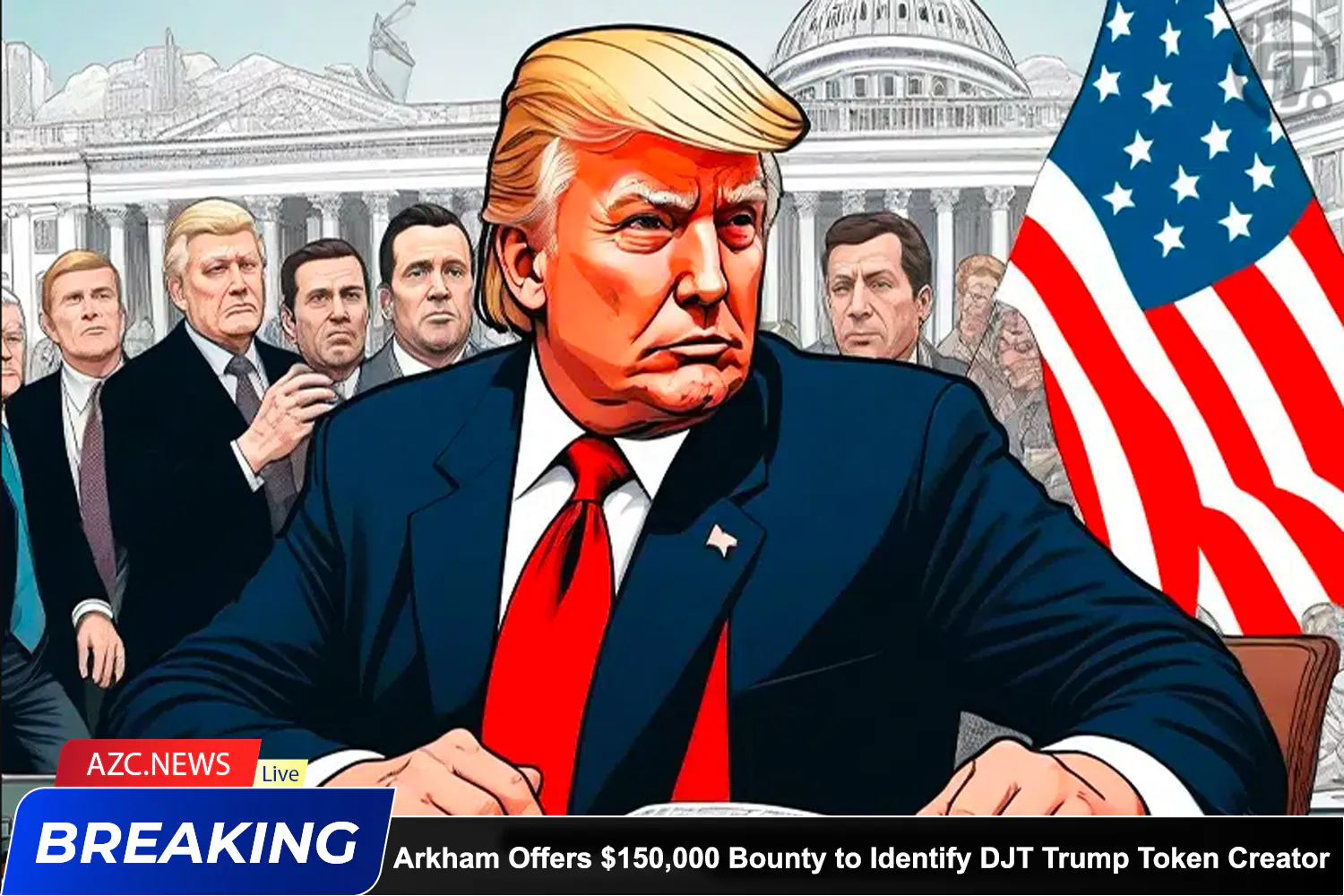 Azcnews Arkham Offers $150,000 Bounty To Identify Djt Trump Token Creator