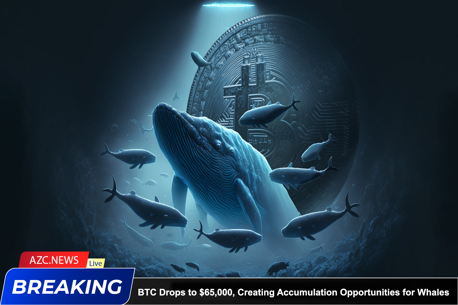 Azcnews Bitcoin Drops To $65,000, Creating Accumulation Opportunities For Whales