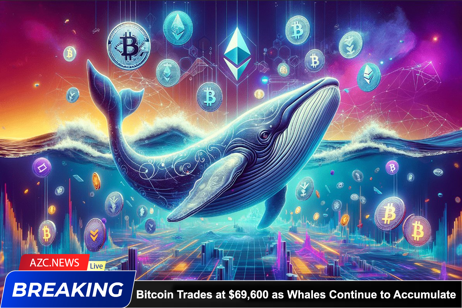 Azcnews Bitcoin Trades At $69,600 As Whales Continue To Accumulate