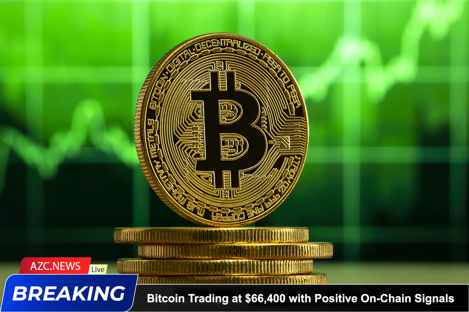 Azcnews Bitcoin Trading At $66,400 With Positive On Chain Signals