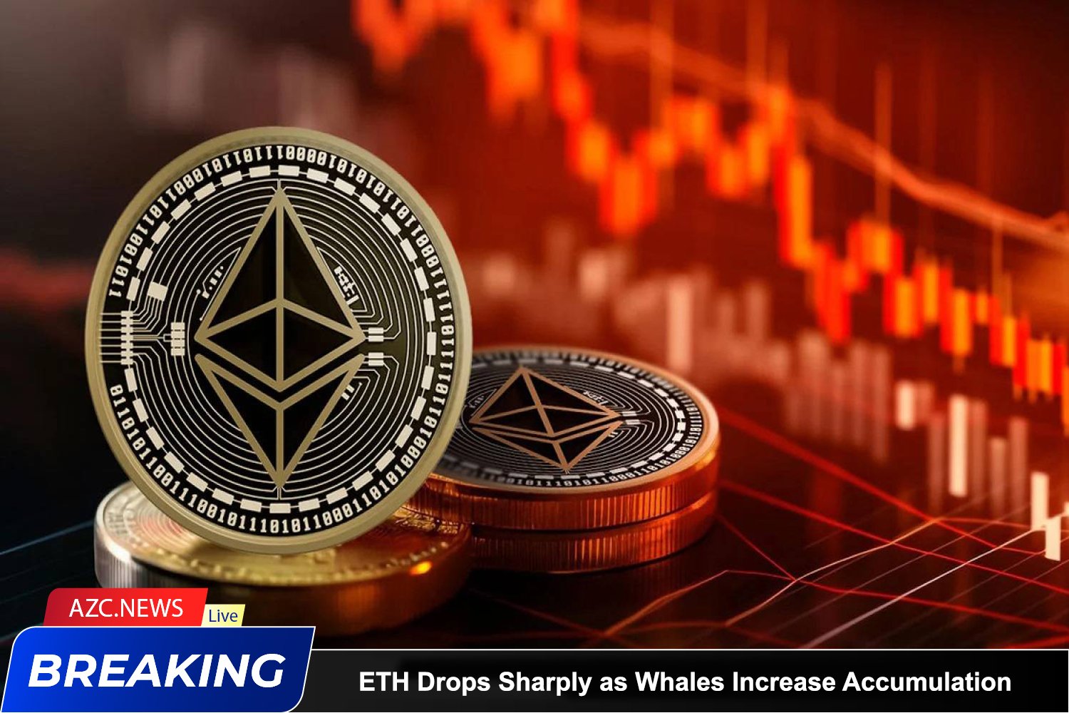 Azcnews Eth Drops Sharply As Whales Increase Accumulation