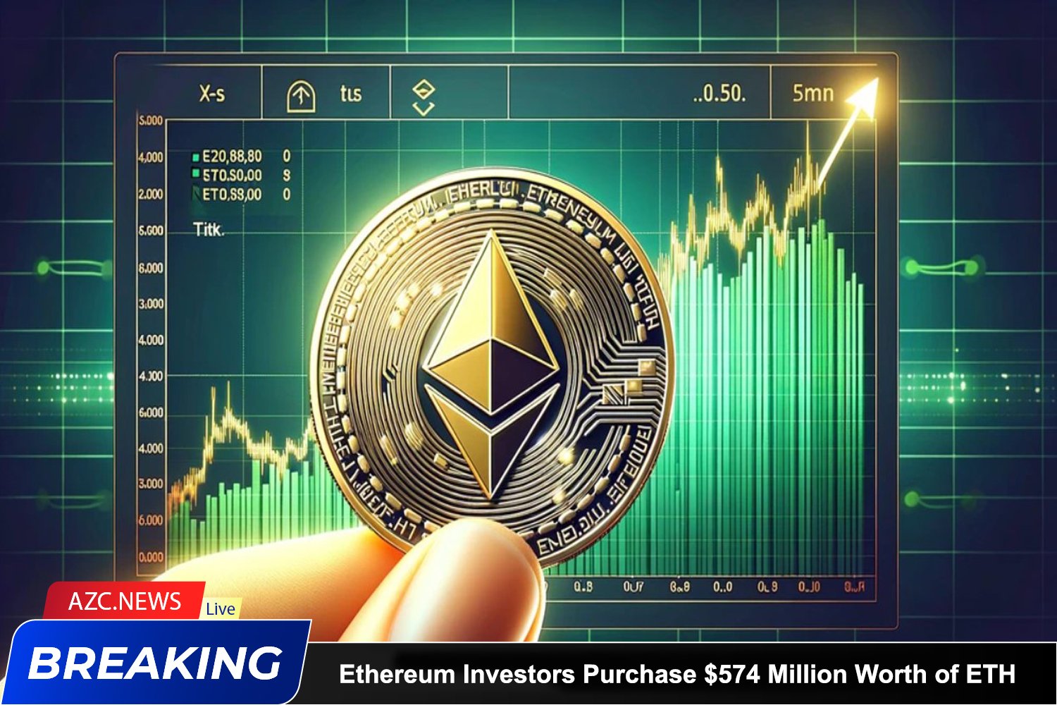 Azcnews Ethereum Investors Purchase $574 Million Worth Of Eth