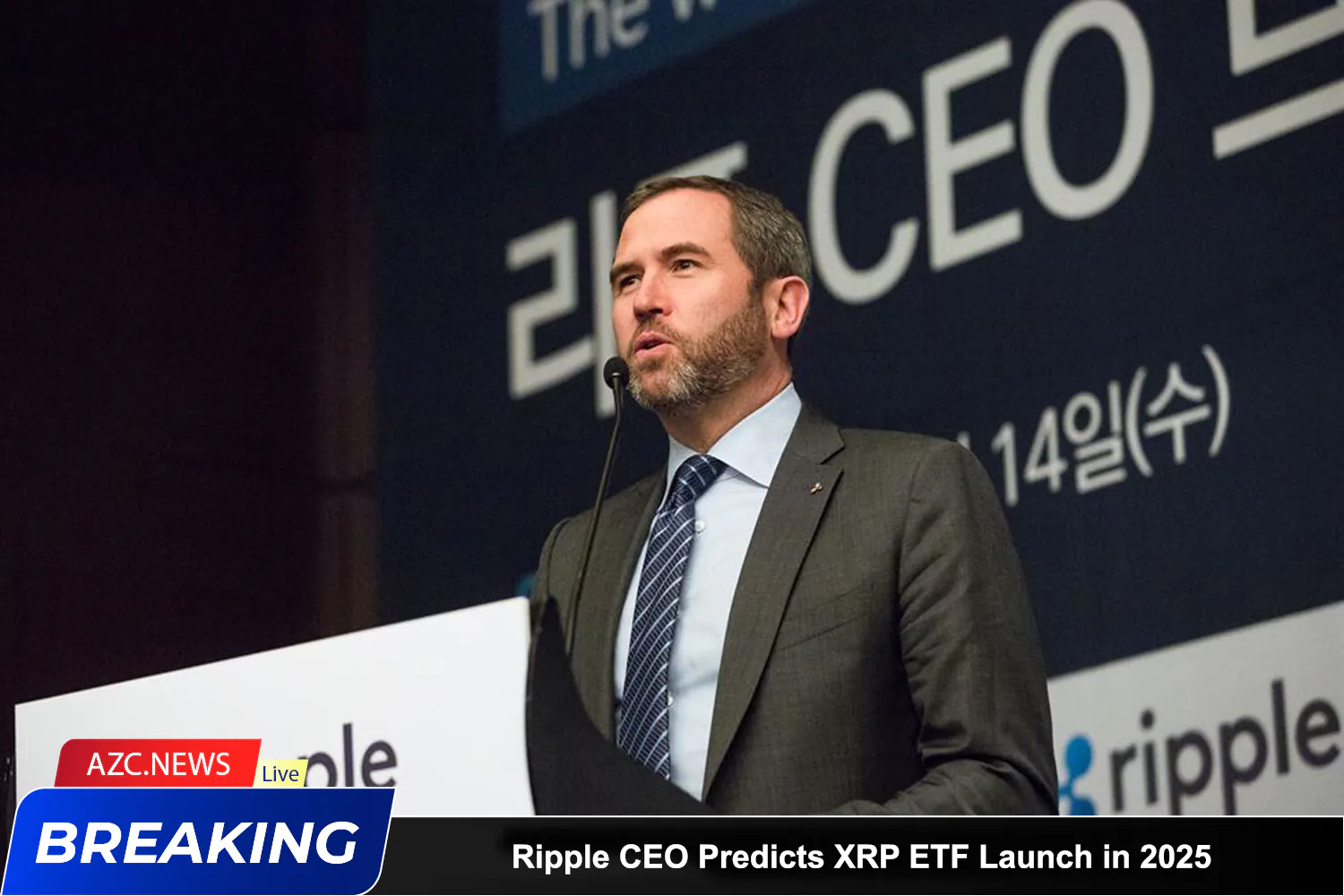 Azcnews Ripple Ceo Predicts Xrp Etf Launch In 2025