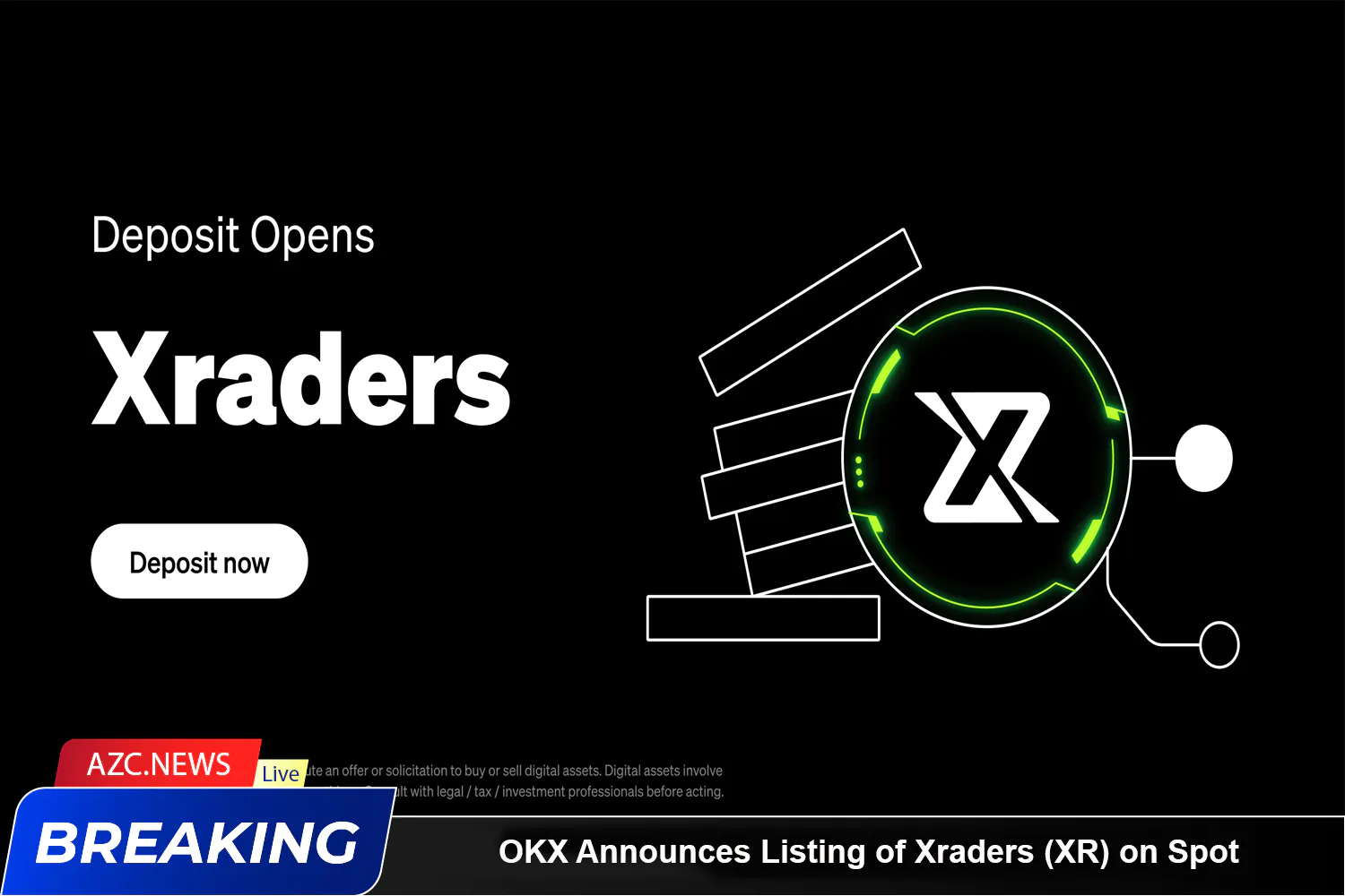 1 Okx Announces Listing Of Xraders (xr) On Spot