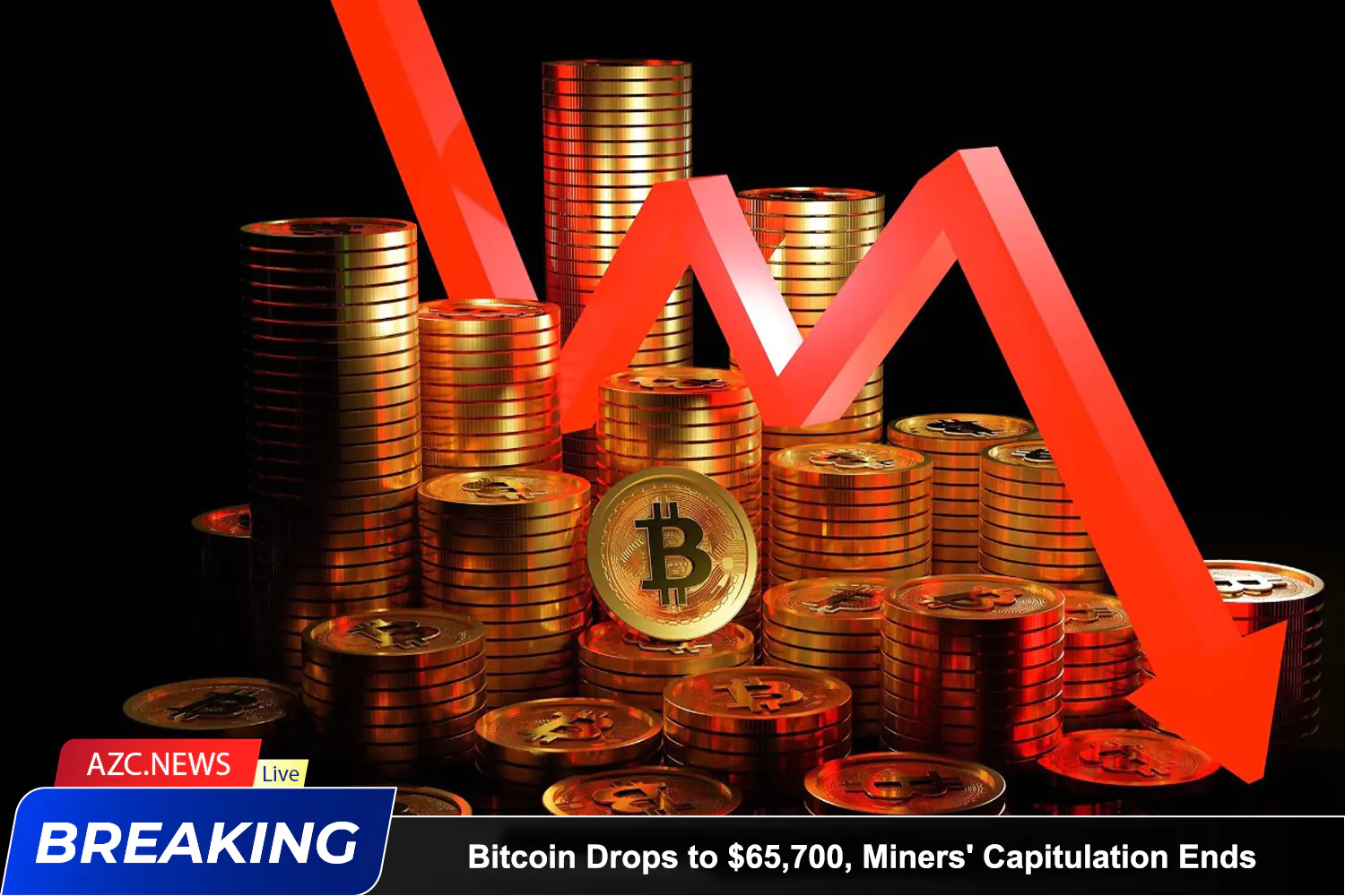 Azcnews Bitcoin Drops To $65,700, Miners' Capitulation Ends