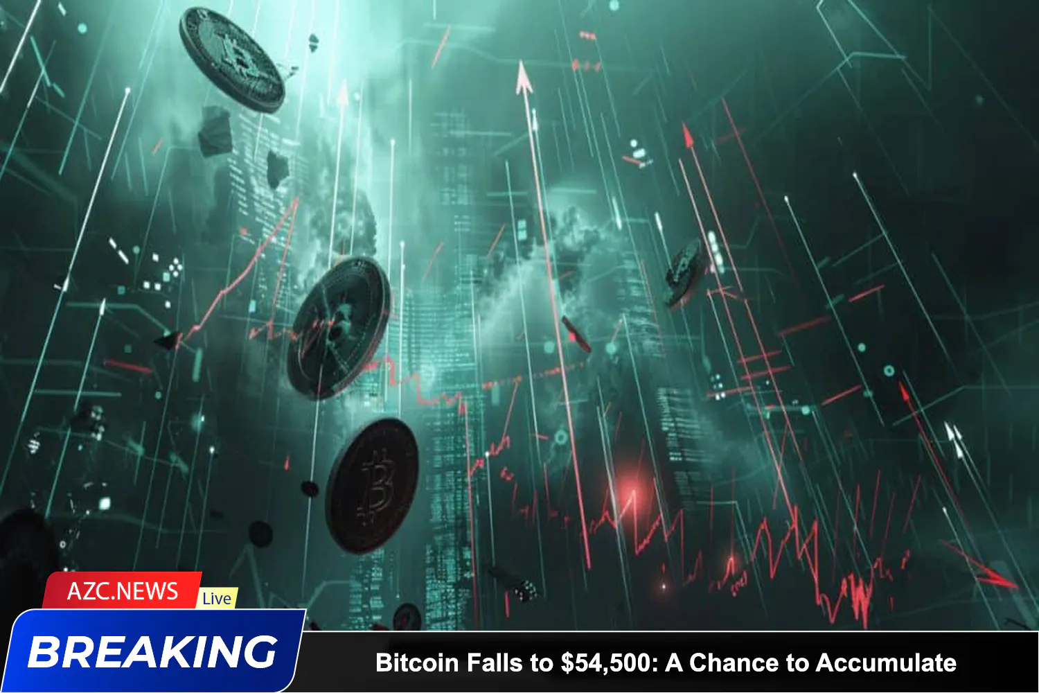 Azcnews Bitcoin Falls To $54,500 A Chance To Accumulate