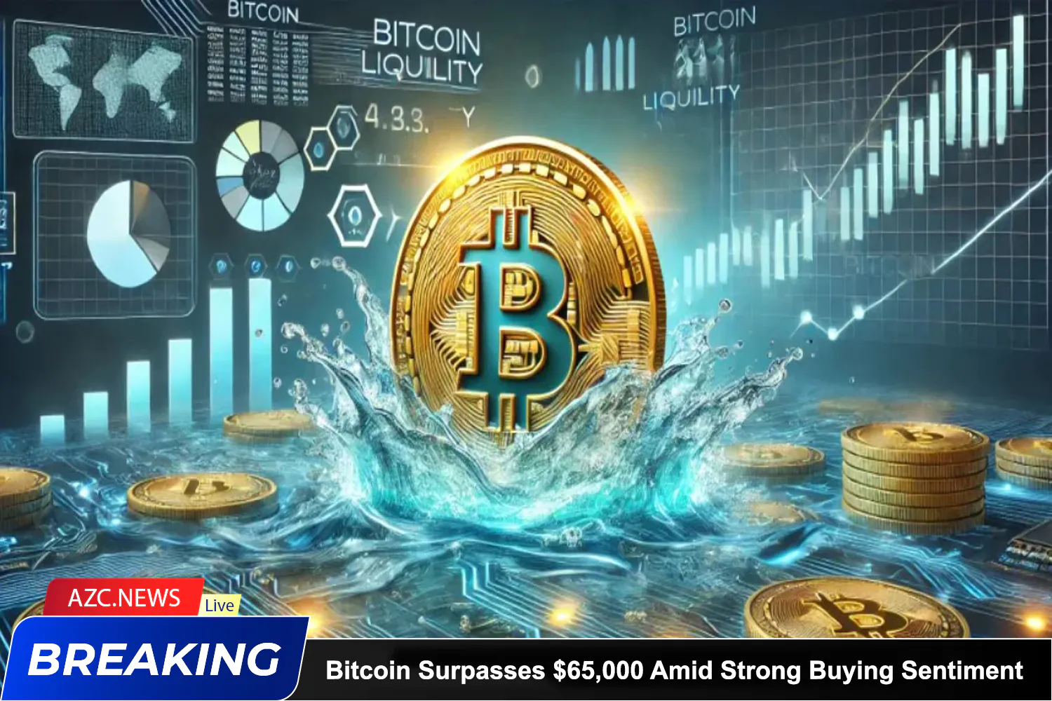 Azcnews Bitcoin Surpasses $65,000 Amid Strong Buying Sentiment