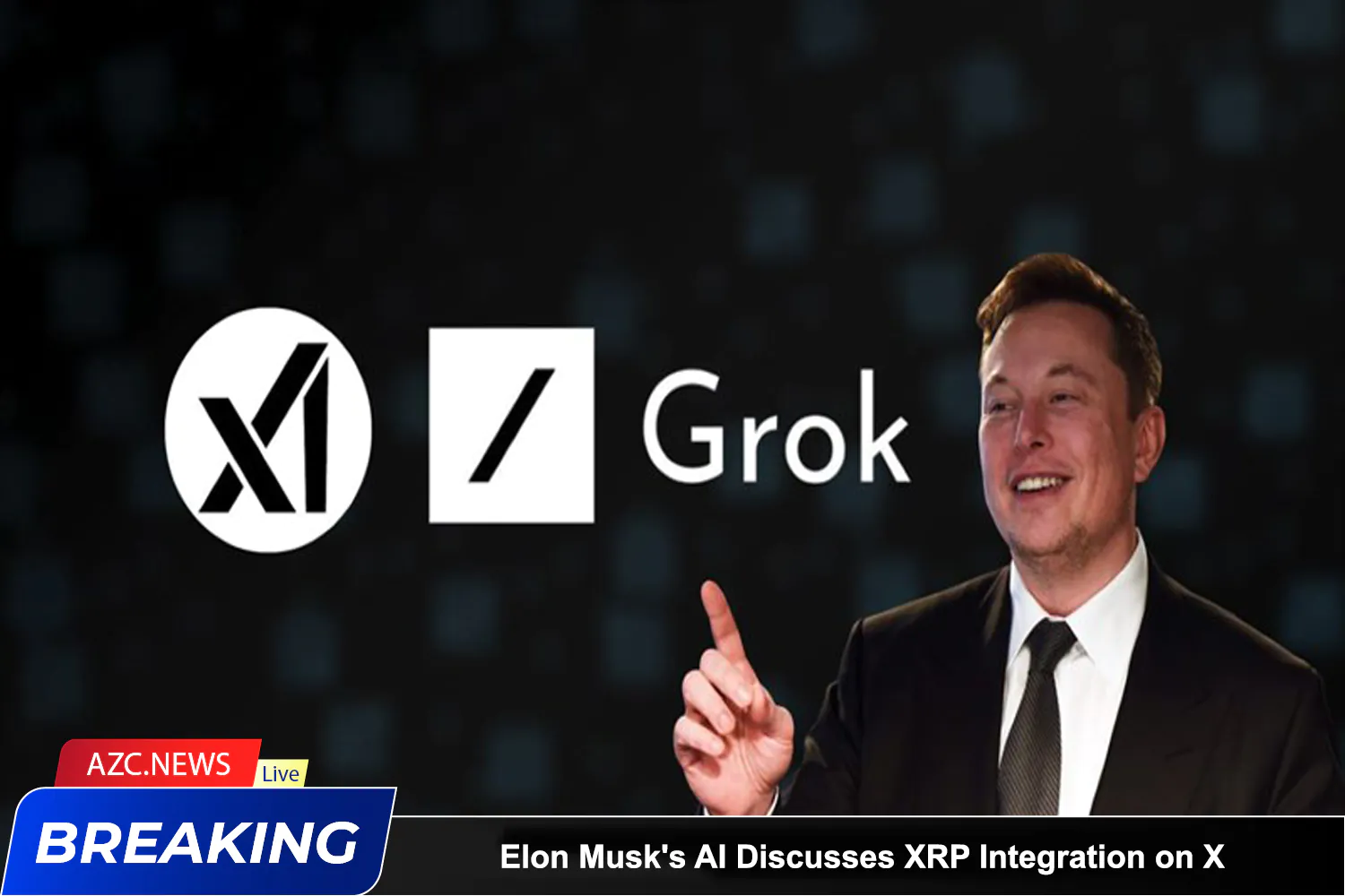 Azcnews Elon Musk's Ai Discusses Xrp Integration On X