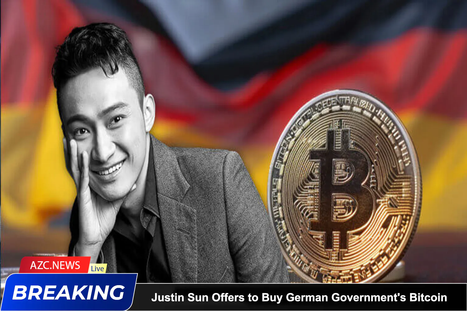 Azcnews Justin Sun Offers To Buy German Government's Bitcoin