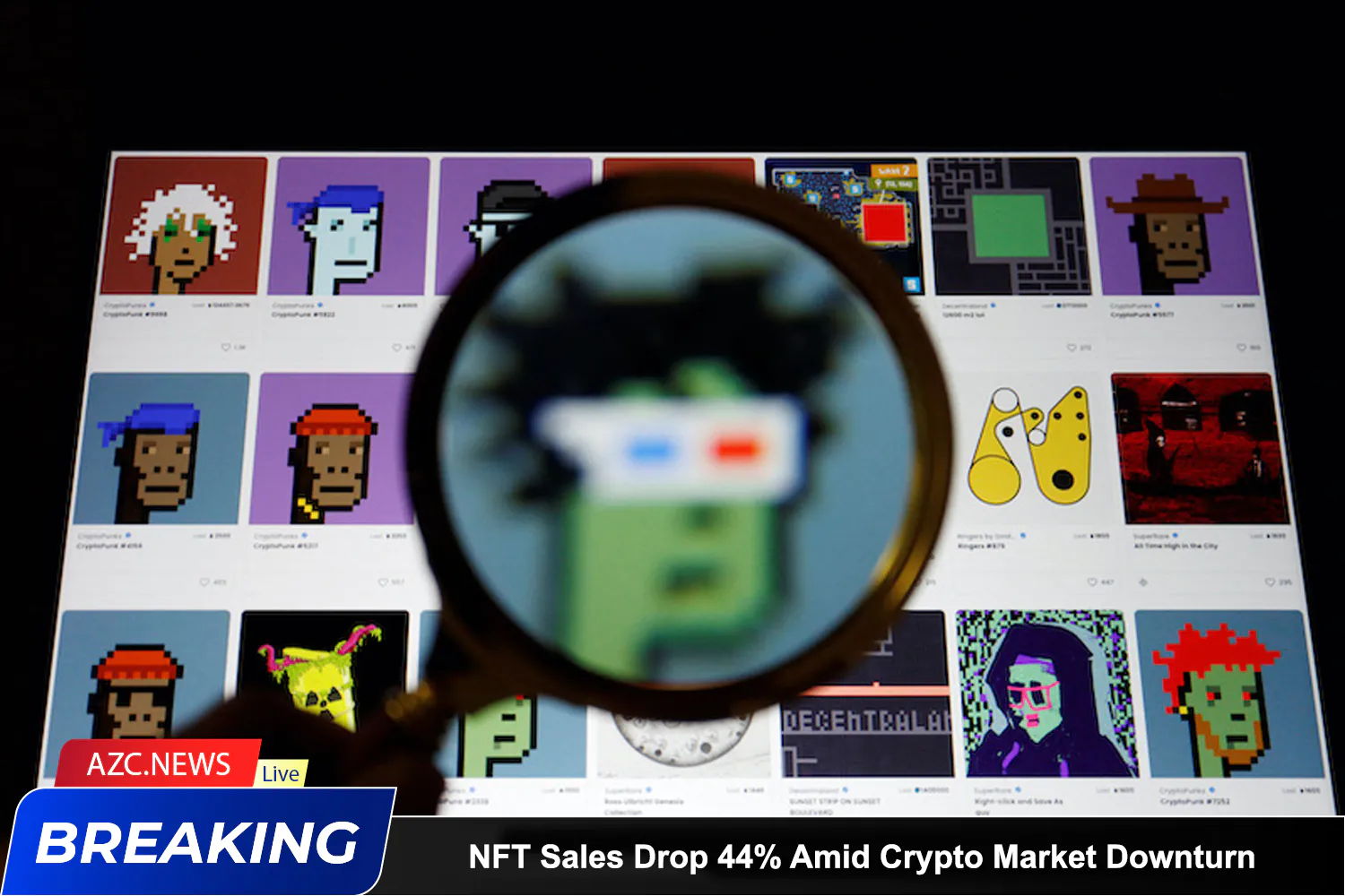 Azcnews Nft Sales Drop 44% Amid Crypto Market Downturn