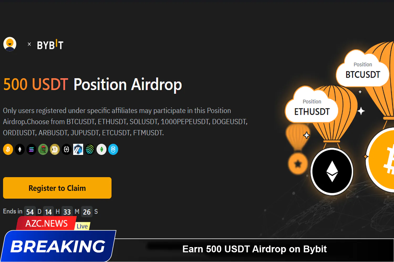 Earn 500 Usdt Airdrop On Bybit