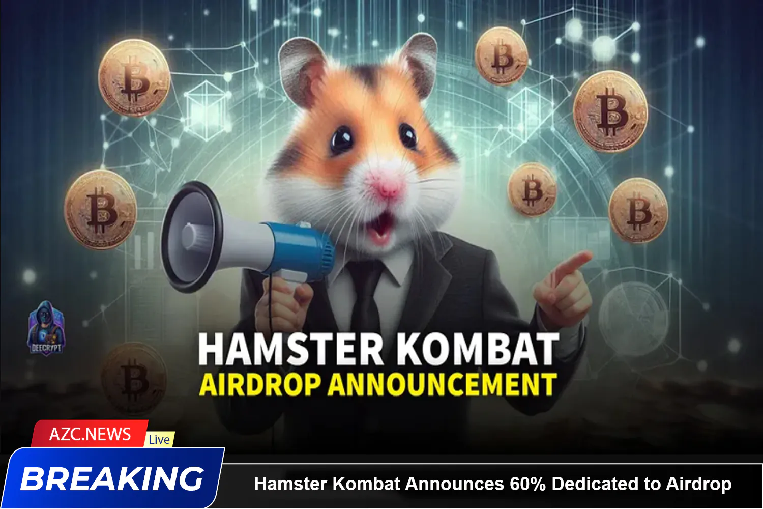 Hamster Kombat Announces 60% Dedicated To Airdrop