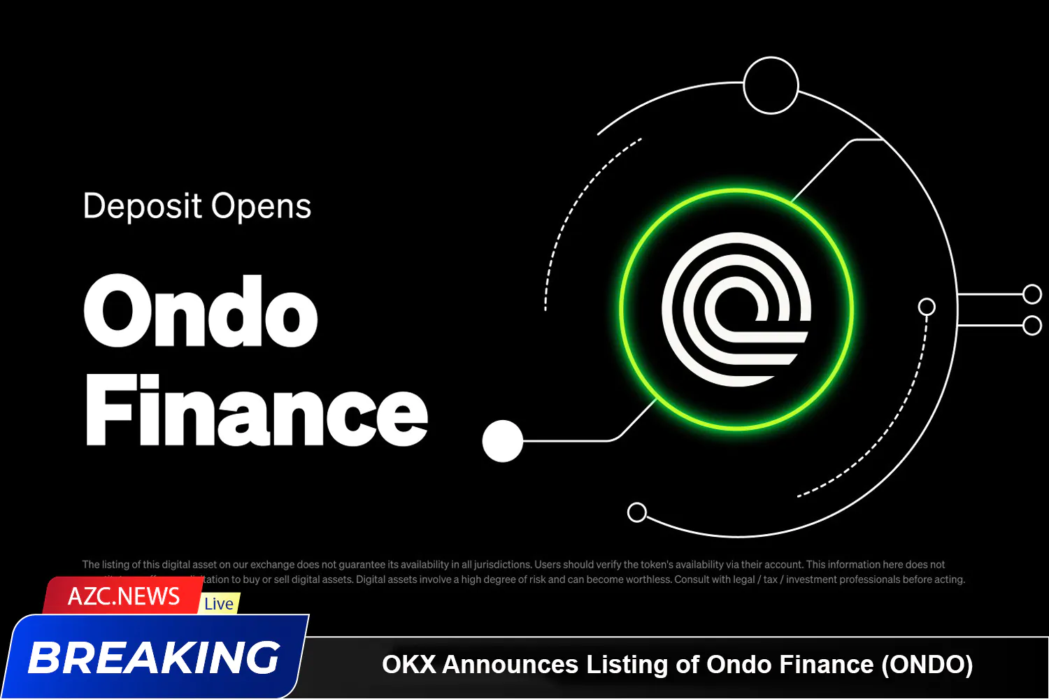 Okx Announces Listing Of Ondo Finance (ondo)