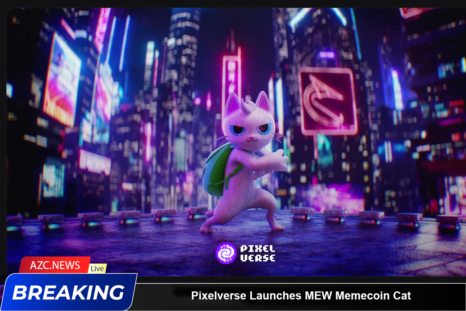 Pixelverse Launches Mew Memecoin Cat