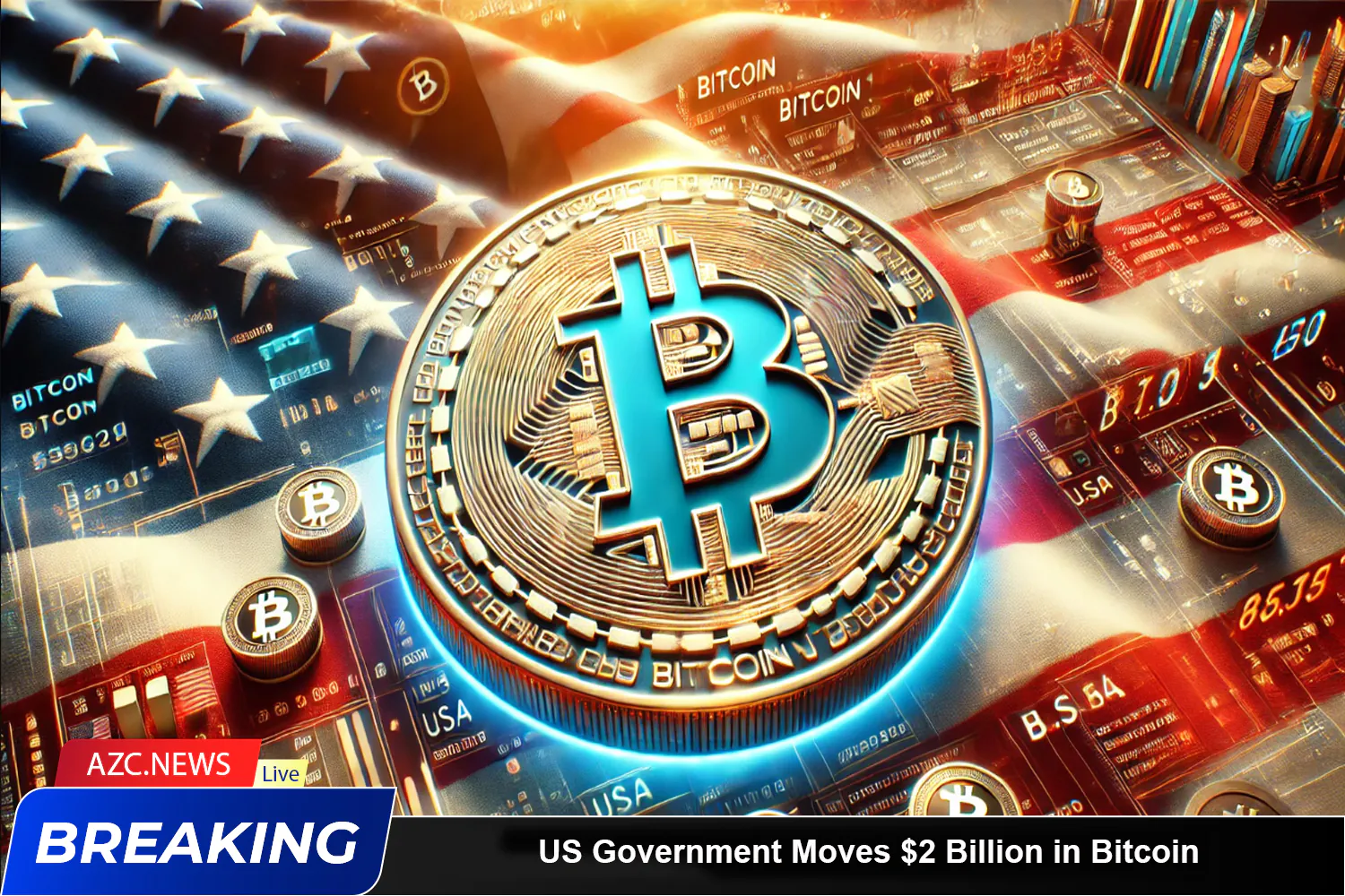 Us Government Moves $2 Billion In Bitcoin, Btc Plummets Below $40,000