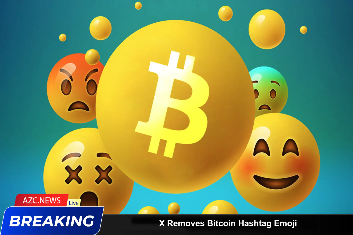 X Removes Bitcoin Hashtag Emoji