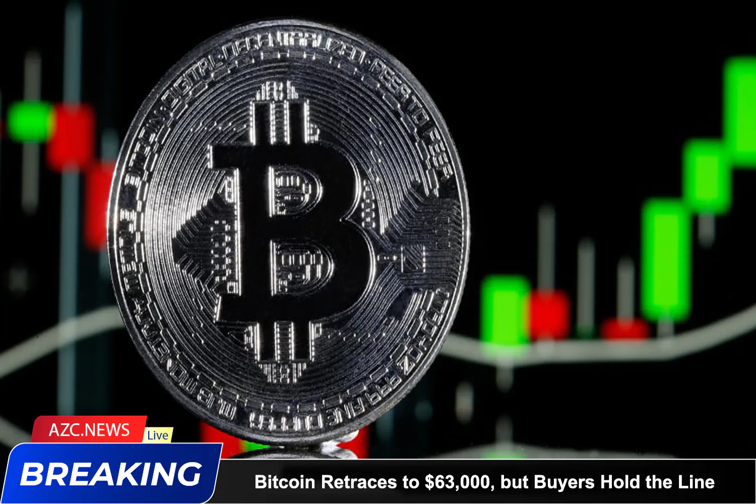 Azcnews Bitcoin Retraces To $63,000, But Buyers Hold The Line