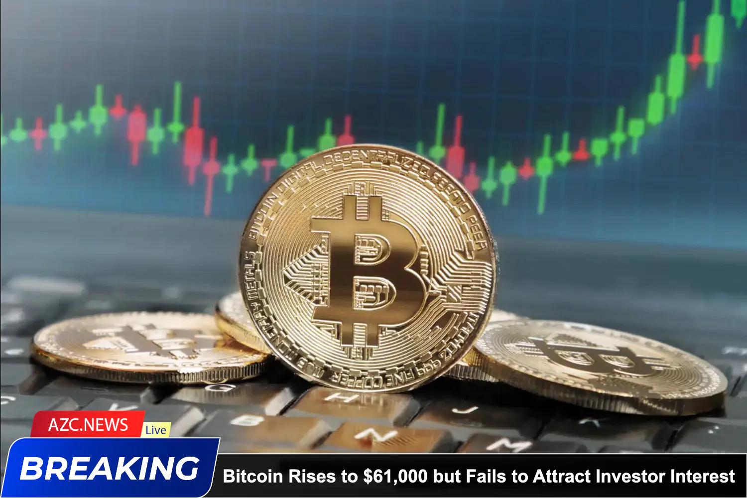 Azcnews Bitcoin Rises To $61,000 But Fails To Attract Investor Interest