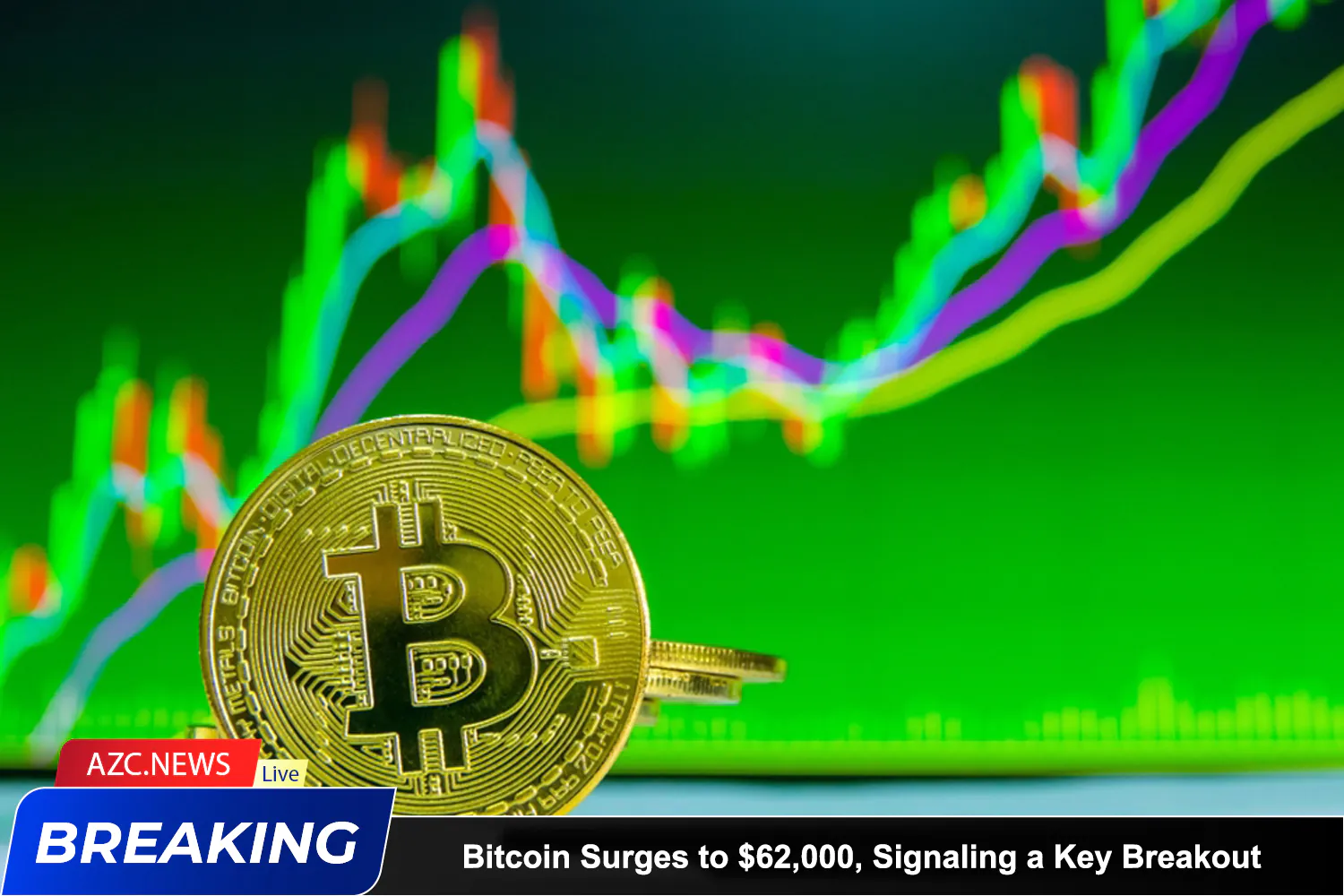 Azcnews Bitcoin Surges To $62,000, Signaling A Key Breakout