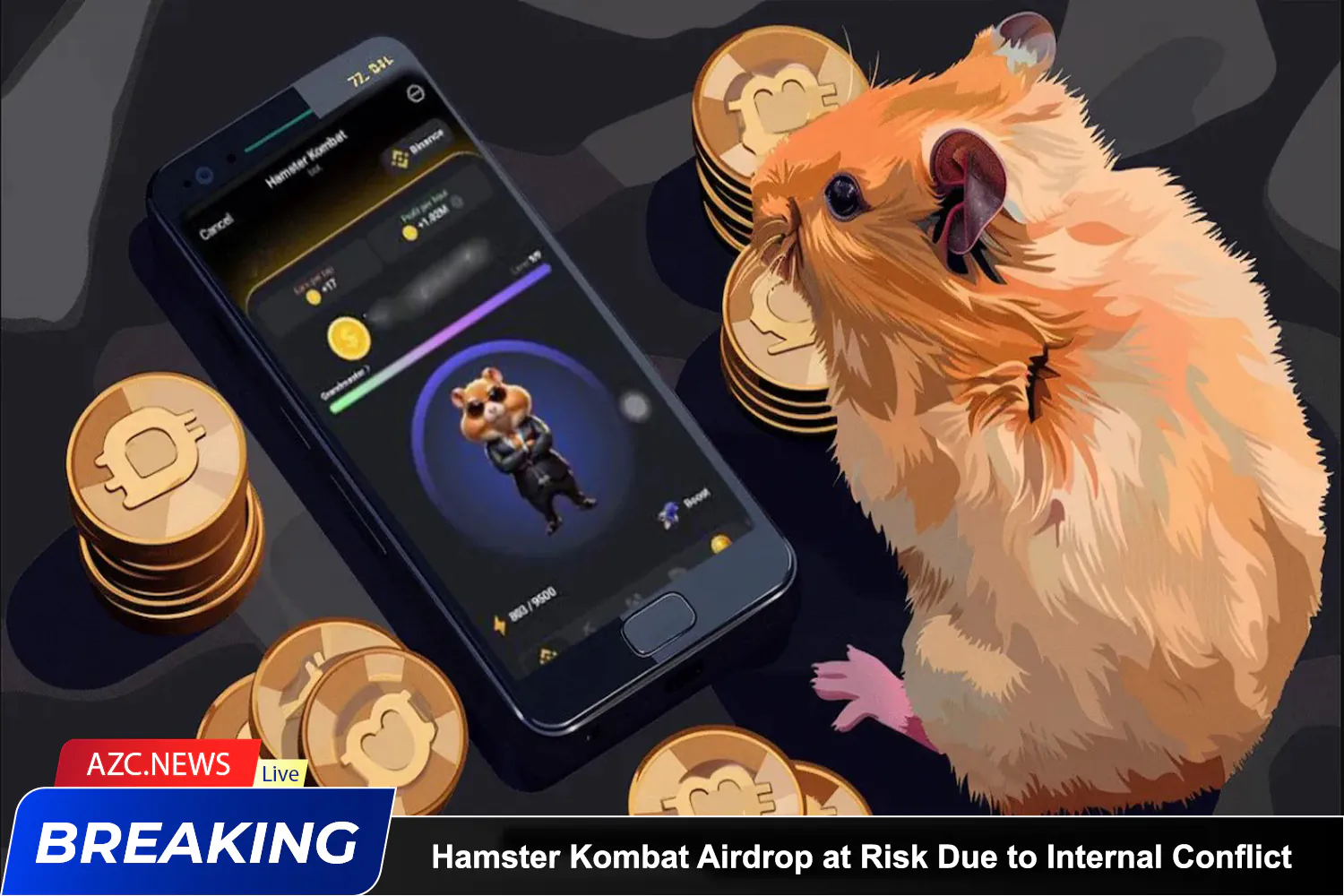 Azcnews Hamster Kombat Airdrop At Risk Due To Internal Conflict