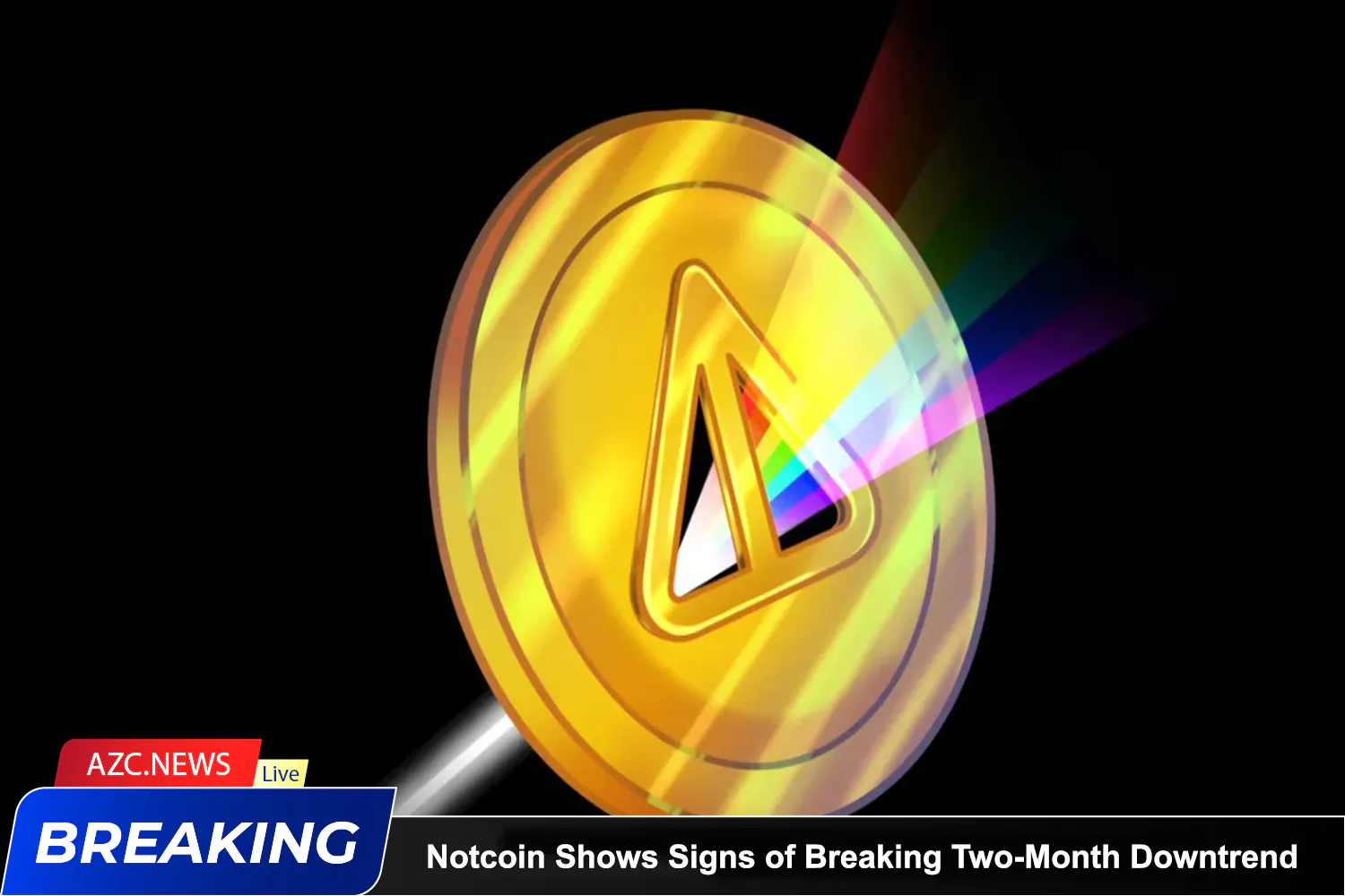 Azcnews Notcoin Shows Signs Of Breaking Two Month Downtrend