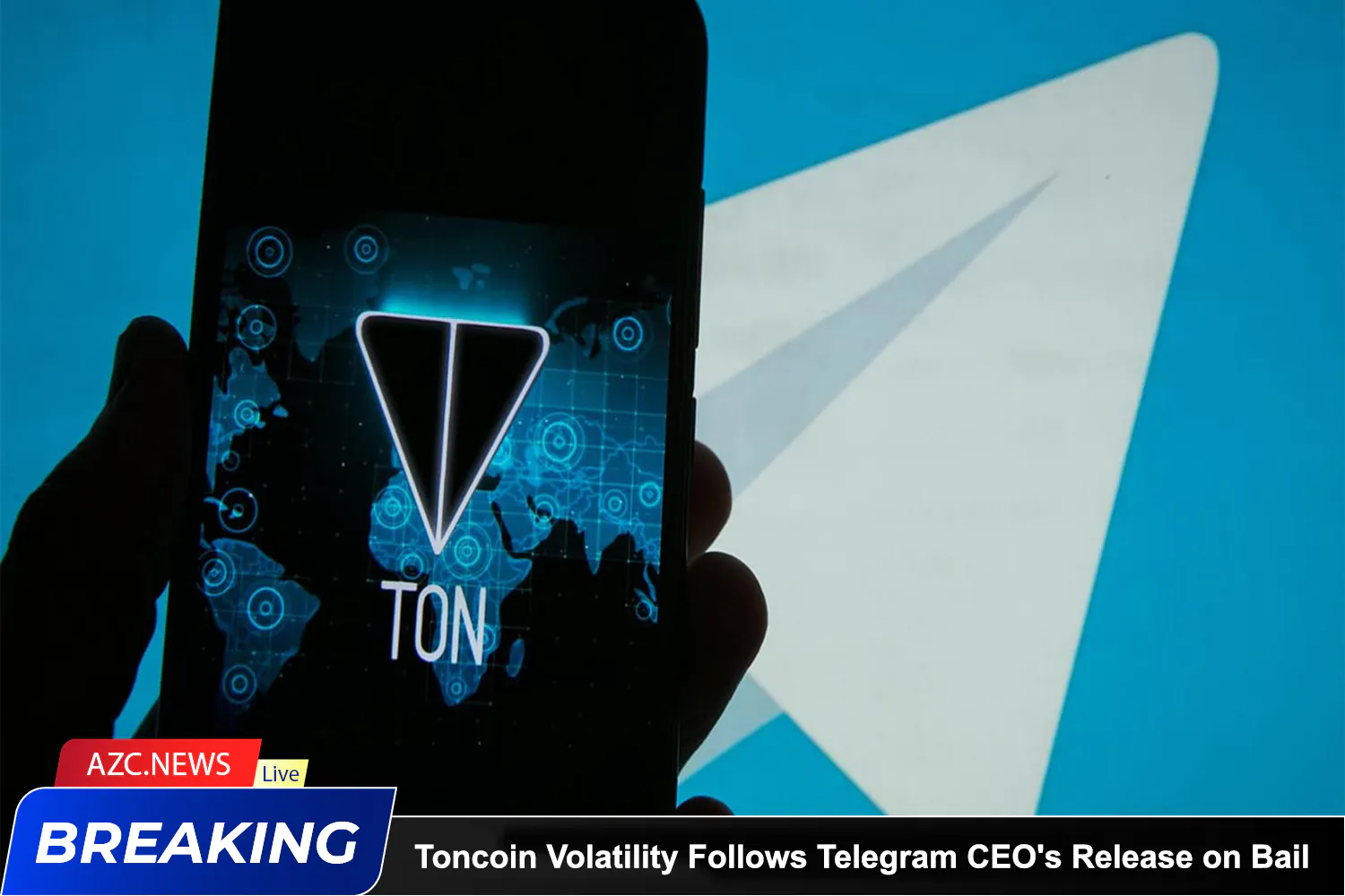 Azcnews Toncoin Volatility Follows Telegram Ceo's Release On Bail