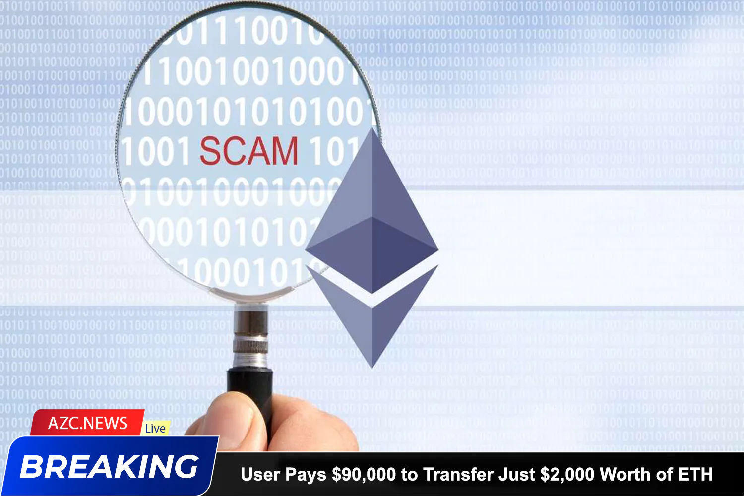 Azcnews User Pays $90,000 To Transfer Just $2,000 Worth Of Eth