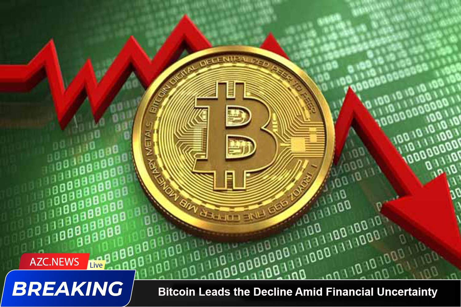 Bitcoin Leads The Decline Amid Financial Uncertainty