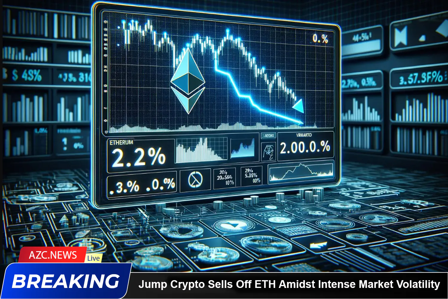 Jump Crypto Sells Off Eth Amidst Intense Market Volatility