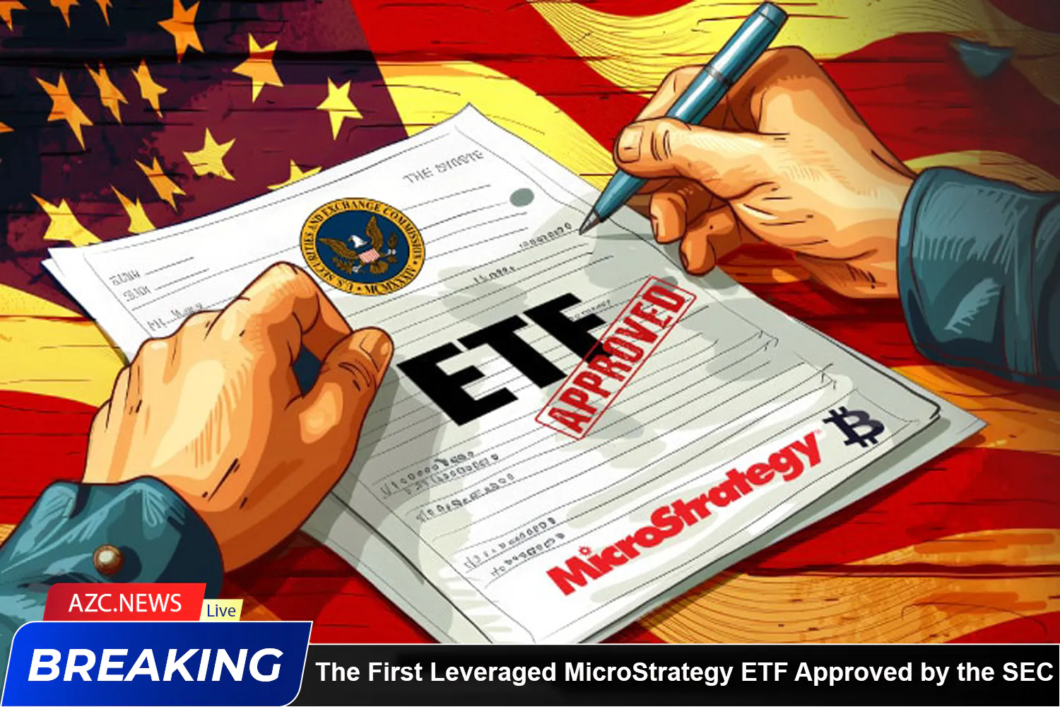 The First Leveraged Microstrategy Etf Approved By The Sec