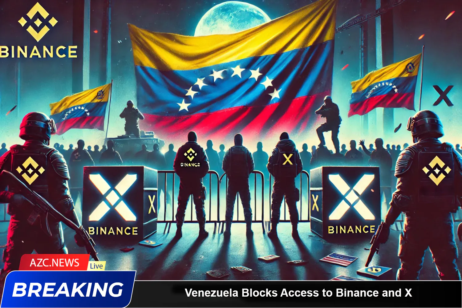 Venezuela Blocks Access To Binance And X