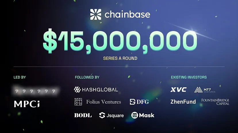 Chainbase successfully raised $15 million in a Series A funding round