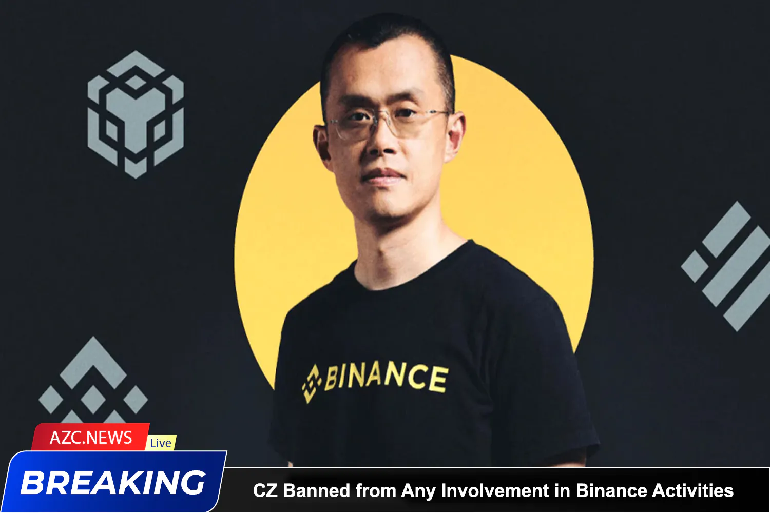 Azcnews Cz Banned From Any Involvement In Binance Activities