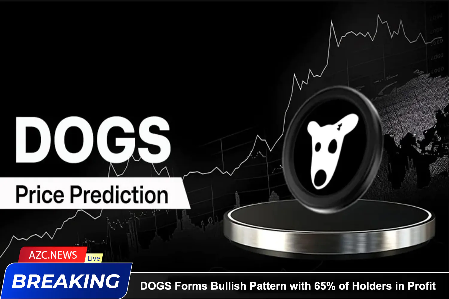 Azcnews Dogs Forms Bullish Pattern With 65% Of Holders In Profit