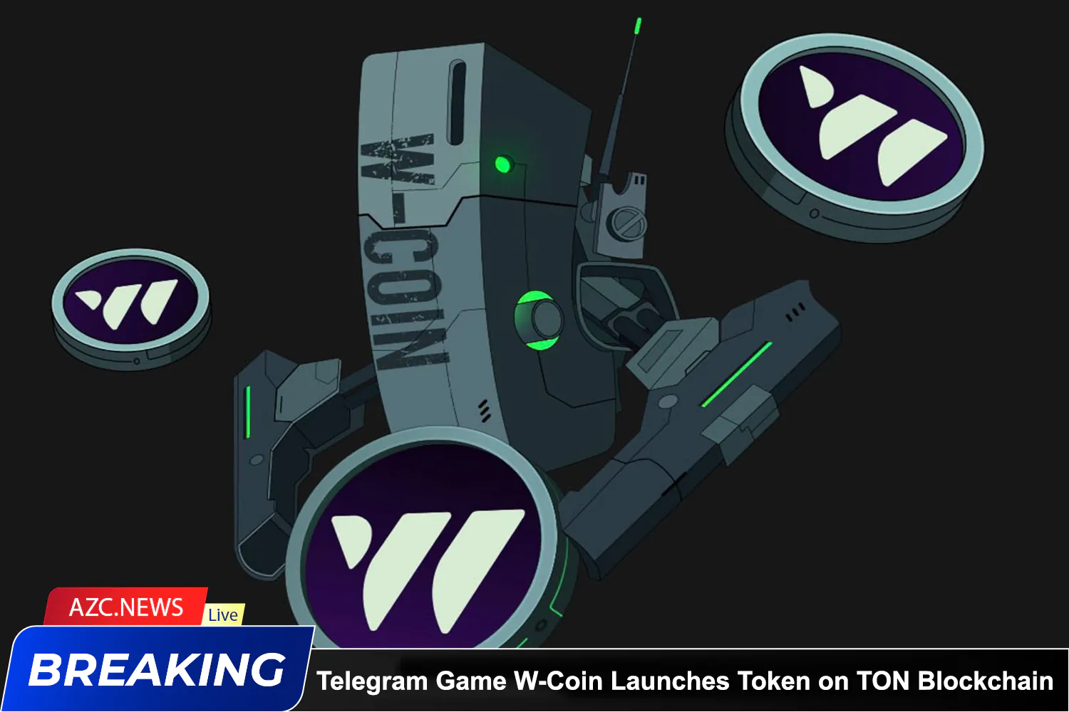 Azcnews Telegram Game W Coin Launches Token On Ton Blockchain