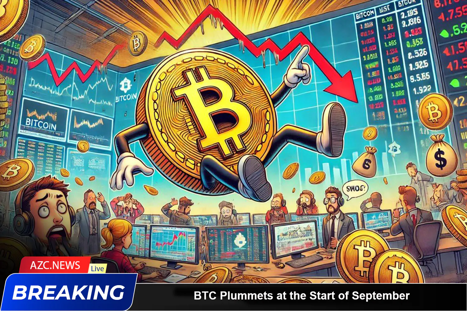 Btc Plummets At The Start Of September