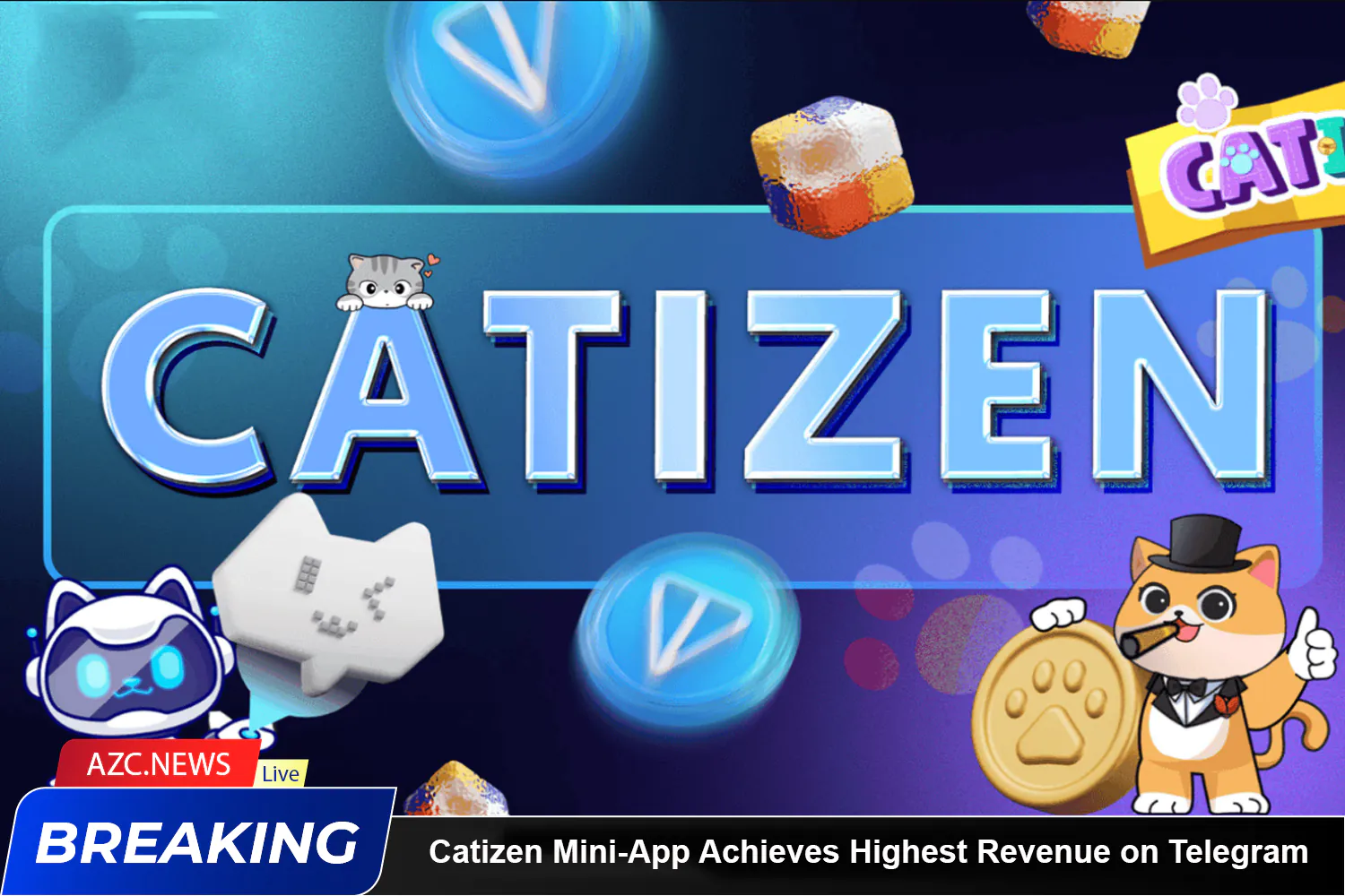 Catizen Mini App Achieves Highest Revenue On Telegram